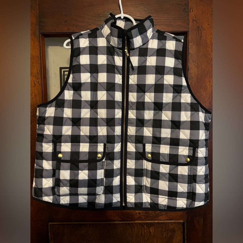 J.Crew Checkered Vest